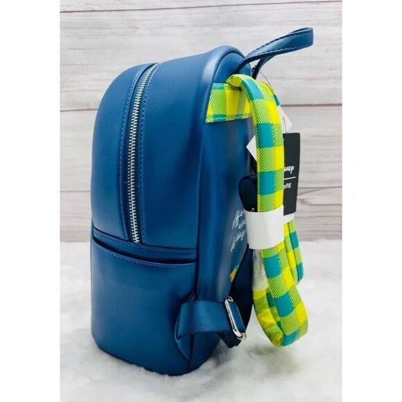 Loungefly Disney Winnie the Pooh Heffalumps Woozles Plaid Mini Backpack NWT